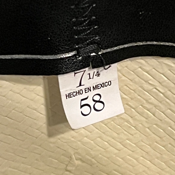 Justin Unisex Morgan Straw Cowboy Hat 7 1/4 - Picture 6 of 13